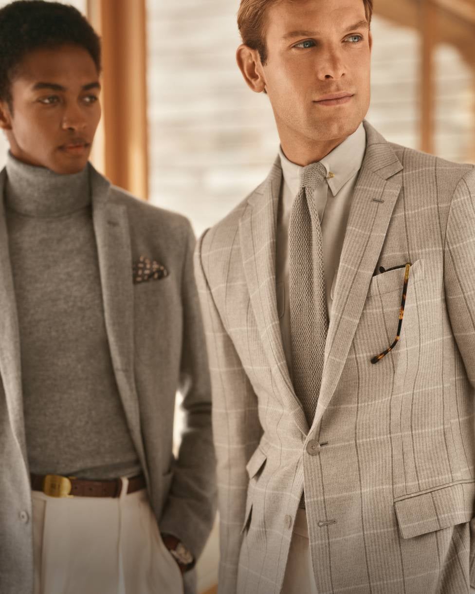 Kent Hand-Tailored Plaid Sport Coat