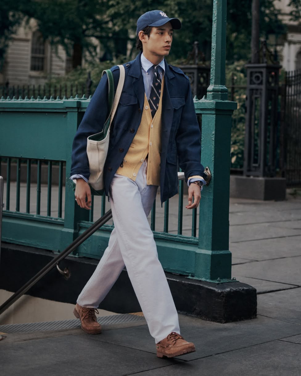 Linen Herringbone Field Jacket