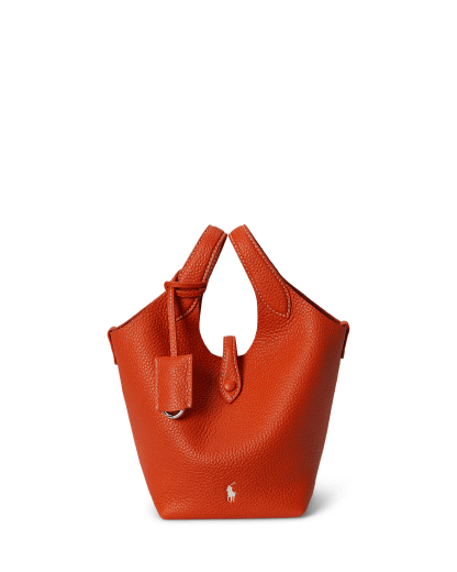 Polo Play Leather Small Tote and Crossbody Bag