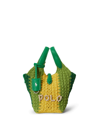 Polo Play Crochet Small Tote & Crossbody Bag
