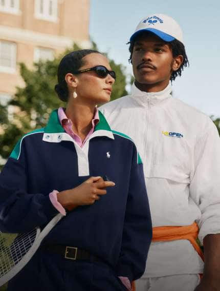 Cable-Knit Cotton Cropped Polo Shirt