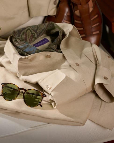 Cotton & Cashmere Herringbone Shirt